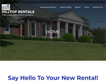 Tablet Screenshot of hilltoprentals.com